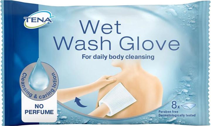 Actual product image Tena Wet Wash Glove unscented (8 x)