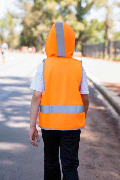 Actual product image Korntex Children's waistcoat with hoodie (XS)