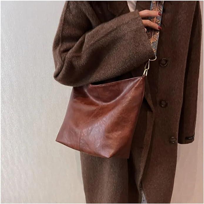 Produktbild Only-Bags.Store Vintage grosse Kapazität Hobo Tasche, Retro-Schulter-Tasche, Frauen Bohemian Handtasche & Geldbörse