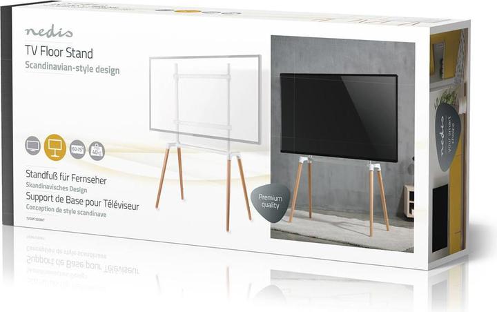 Image du produit Nedis Support TV au sol 60 - 75 " poids maximum supporté par l'écran : 40 kg Design scandinave A (75", 40 kg)
