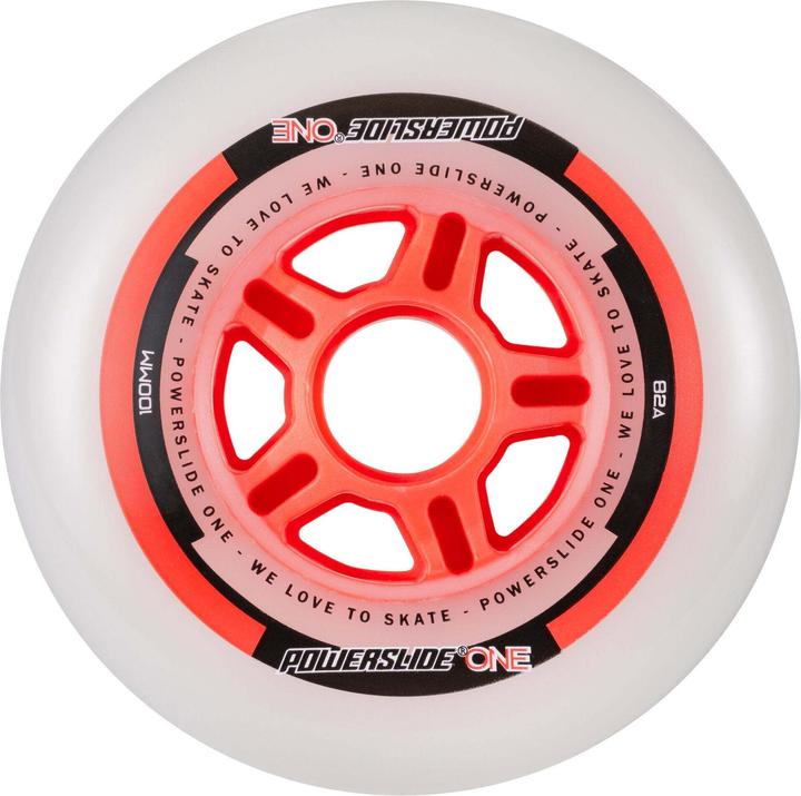 Actual product image Powerslide Skateboard Wheels Ps One Pack 8-Pack 2023 (90 mm, 82a)