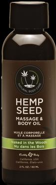Produktbild Shots Naked in the Woods Massage Oil with White Tea and Ginger Scent - (60 ml)