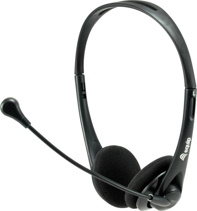 Produktbild equip USB-Headset Kopfhörer (Kabelgebunden, USB-A)