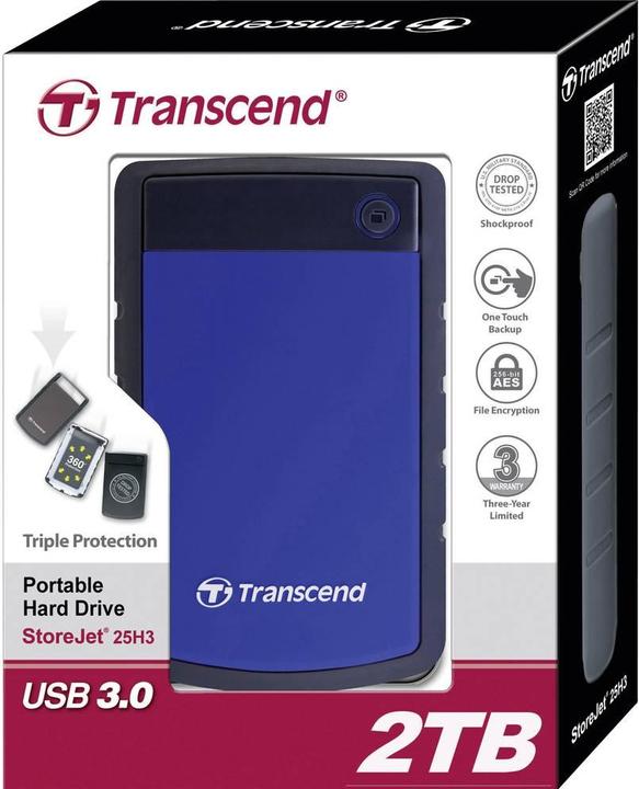 Produktbild Transcend StoreJet 25H3 (2 TB)