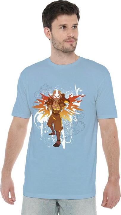 Immagine prodotto Avatar: The Last Airbender Maglietta Aang Fiore e Pesce Uomo (3XL)