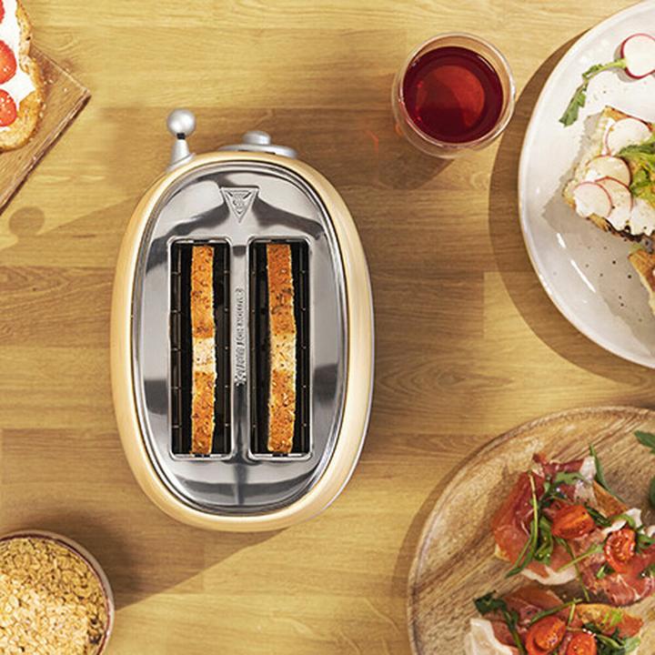 Image du produit Cecotec Grille-pain Toast&Taste 800 Vintage (Jaune)