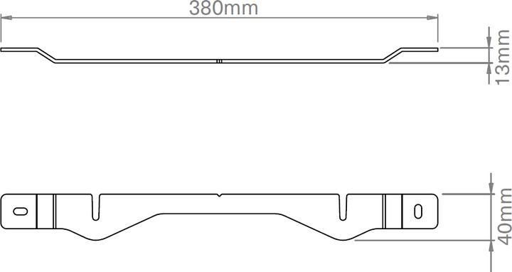 Actual product image Mountson MS81B - Wall bracket for Sonos Ray (Wall installation, Not movable)