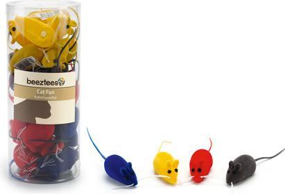 Beeztees Bz Velourmaus Sort Tonne (Spielmaus Katze)