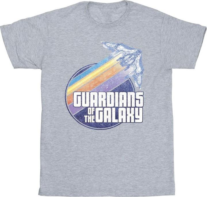 Actual product image Guardians of the Galaxy Mens Badge Rocket T-Shirt (M)