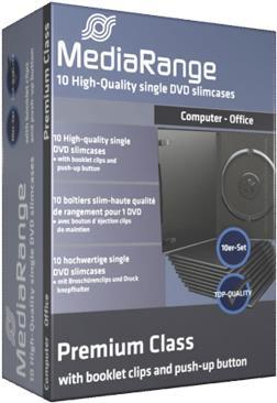 Actual product image MediaRange DVD replacement sleeves Slimbox, for 1 DVD media