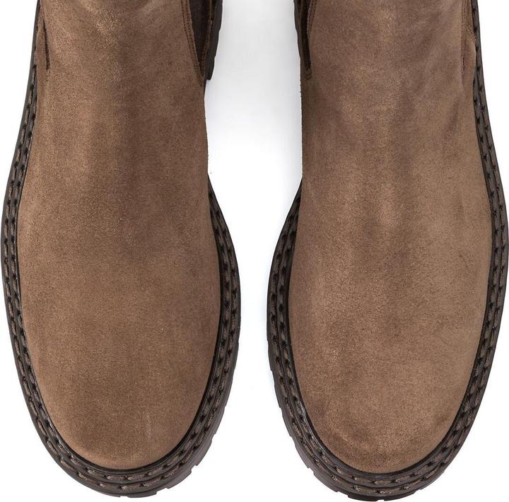 Actual product image La Redoute Collections Leather Chelsea boots (38)