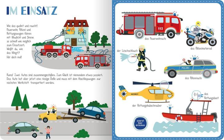 Produktbild Mein kunterbuntes Soundbuch - Fahrzeuge (Deutsch)