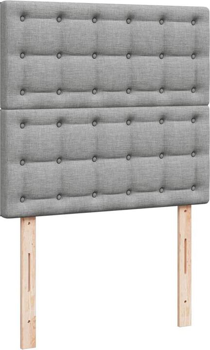Image du produit VidaXL Bo x lit de saut avec matelas 90 x 190 cm Tissu (90 x 190 cm)
