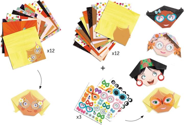 Image du produit Djeco Visages en origami