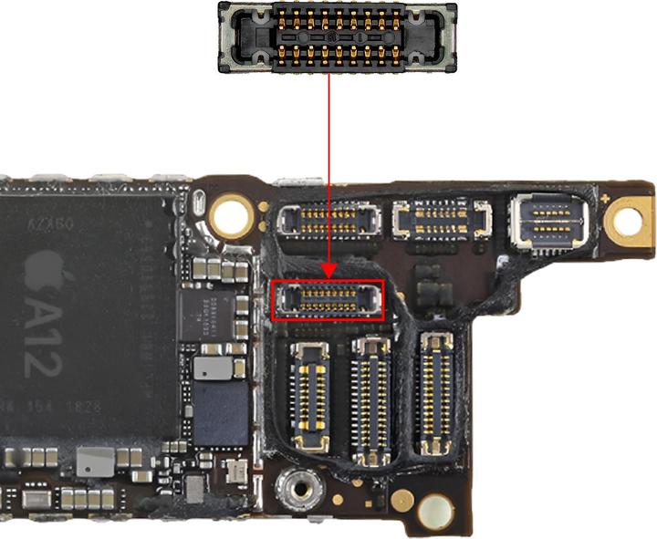 Produktbild Clappio Ersatzteil FPC-Verbinder Frontkamera (iPhone XR)