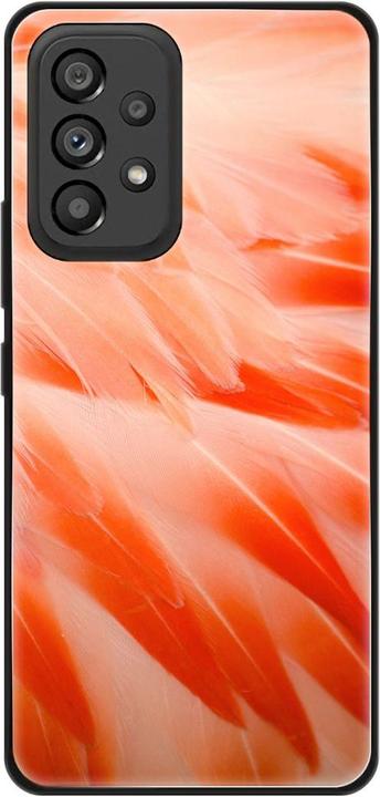 Flamingo feathers