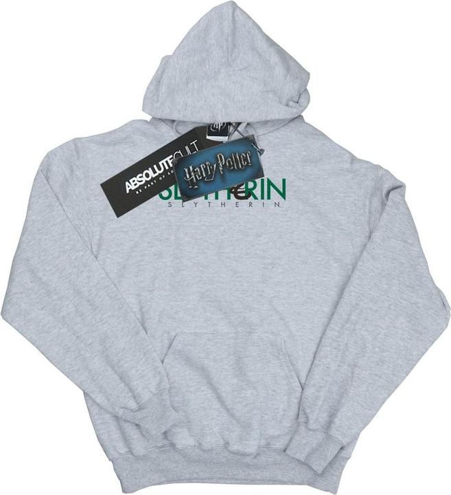 Actual product image Boys Slytherin Text Hoodie (128)