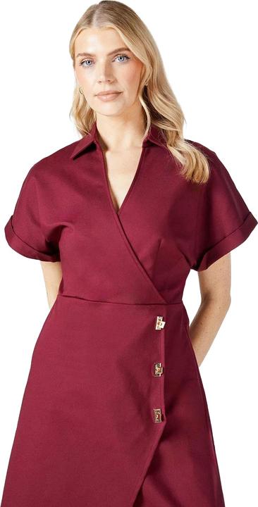 Actual product image Principles Womens/Ladies Crepe Button Detail Wrap Dress (38 D)