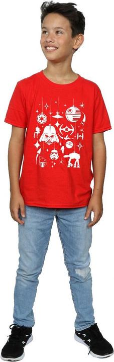 Actual product image Star Wars Boys Christmas Decorations T-Shirt (140, 146)
