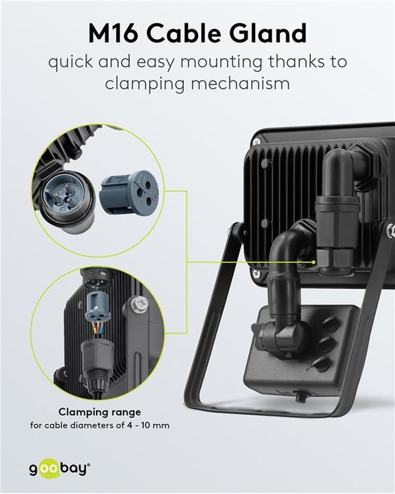 Immagine prodotto Goobay Faretto da esterno a LED (1706 lm, IP44)