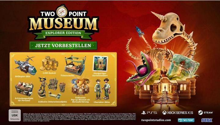 Produktbild Sega Two Point Museum - Explorer Edition (PS5, DE)