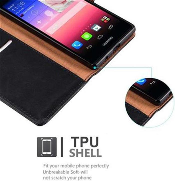 Actual product image Cadorabo Book Luxury Cover (Huawei Ascend P7)