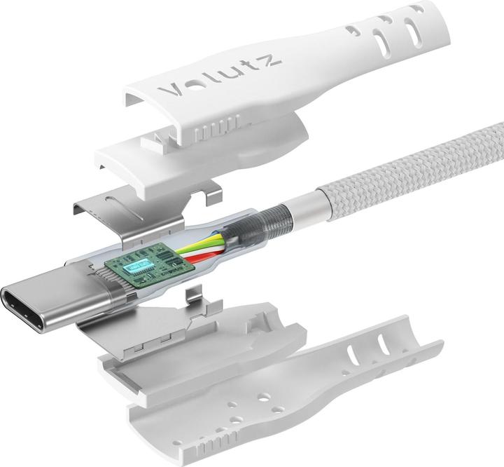 Actual product image Volutz USB 2.0 Cable Cableogy II USB-C 1.5 m White (1.50 m, USB 2.0)