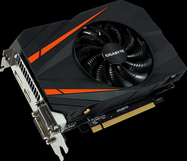 Actual product image Gigabyte GeForce GTX 1060 Mini ITX OC (3 GB)