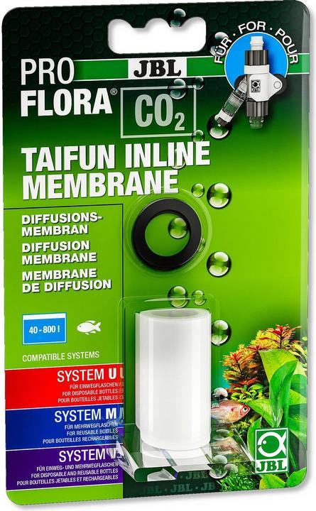 Produktbild JBL Aquaristik und Terraristik ProFlora CO2 Taifun Inline Membrane, 12/16, 16/22, 19/25 (Aquarium Reinigung)