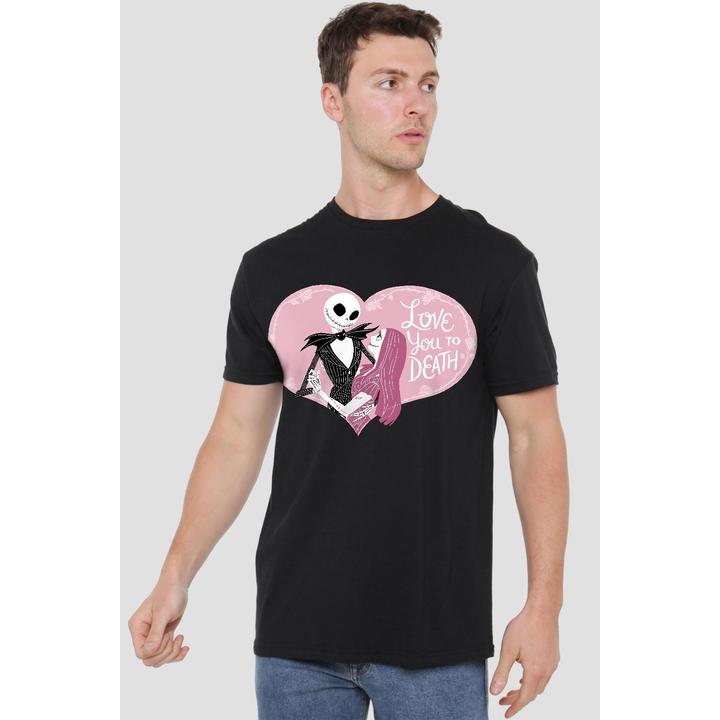 Produktbild The Nightmare Before Christmas Love You To Death TShirt Valentinstag (S)