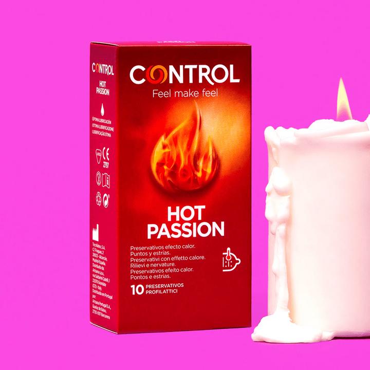 Actual product image Control Hot Passion Preservativos Efecto Calor 10 Unidades (10 pcs.)