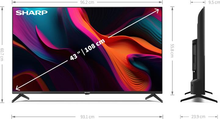 Produktbild Sharp 43GL4260E (43", LED, 4K, 2023)