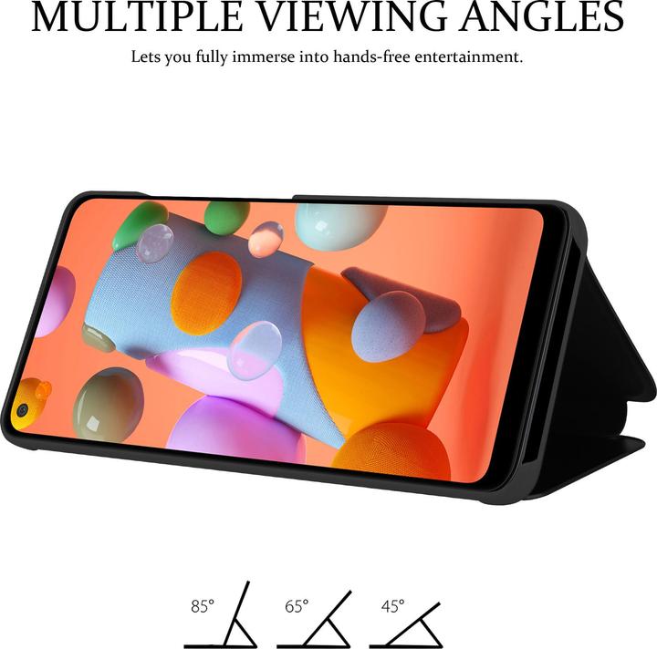 Productafbeelding Cadorabo Boek Smart View Spiegelhoes (Samsung Galaxy M11)