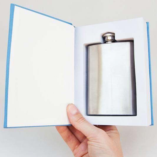 Actual product image Suck UK Flask In A Good Book (117 ml)