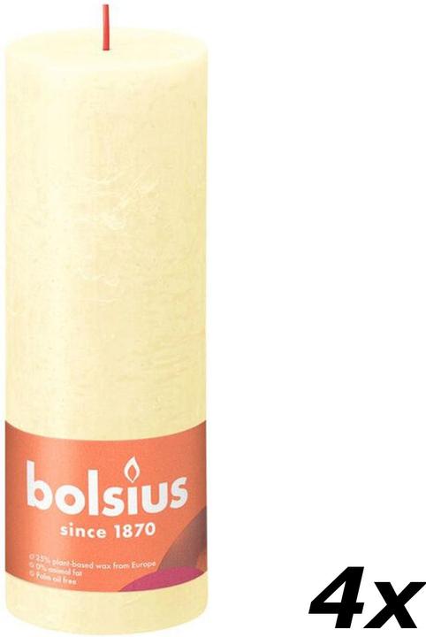 Actual product image Bolsius Set of 4 Pillar Candle (4 pcs.)