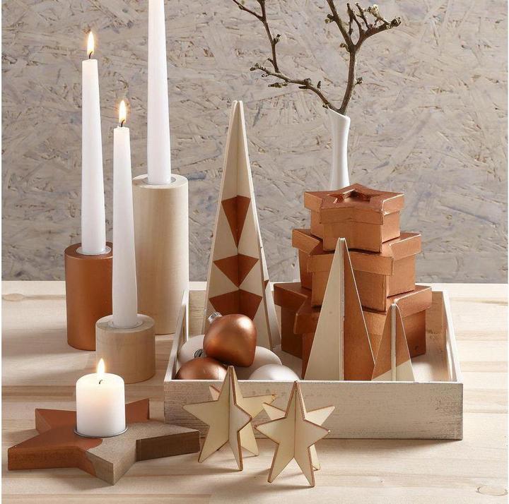 Immagine prodotto Creativ Company Lampada da tè in legno (2,5 x 16 x 16 cm)