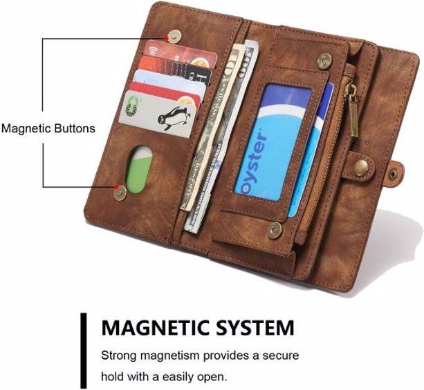 Produktbild Caseme Leder Portemonnaie mit Plastik Hülle (Samsung Galaxy S7 Edge)