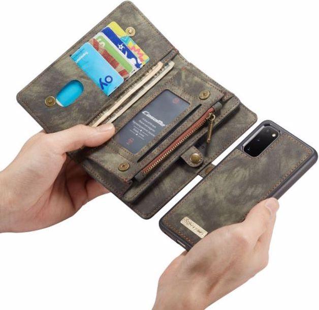 Produktbild Caseme Leder Portemonnaie mit Plastik Hülle (Samsung Galaxy S20+)