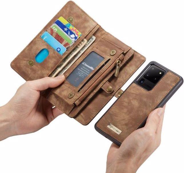 Produktbild Caseme Leder Portemonnaie mit Plastik Hülle (Samsung Galaxy S20 Ultra)