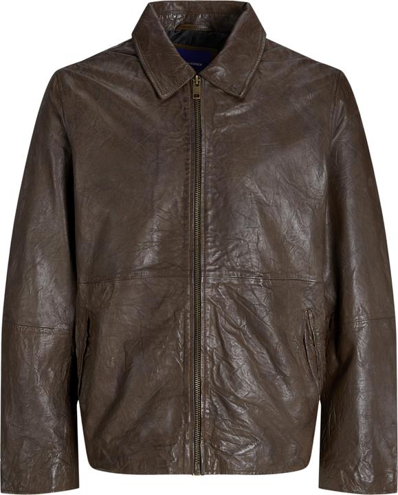 Jack & Jones Jorcrincle Leather Jkt Styd Aw24