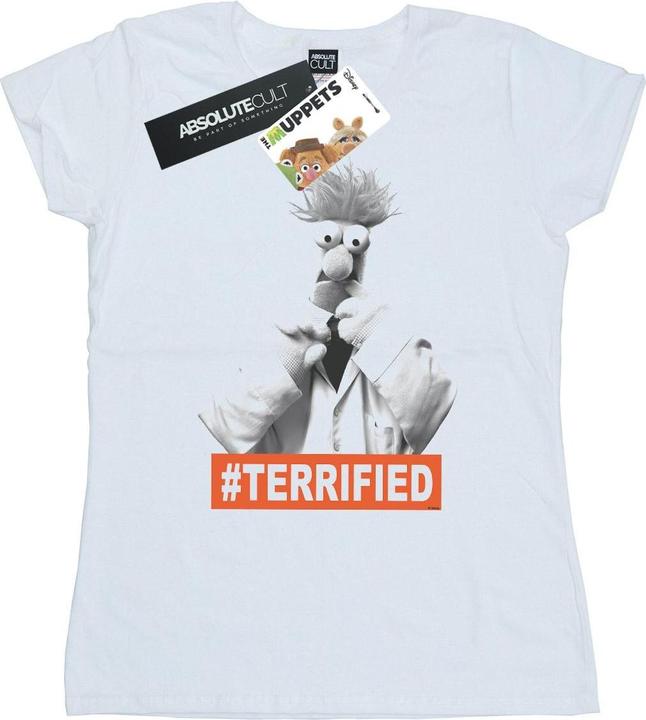 Immagine prodotto Disney The Muppets Beaker Terrified Maglietta Donna (XXL)