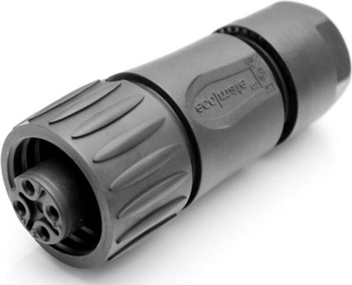 Produktbild Kalitec Amphenol C016 20D003 110 12 ecomate Kabeldose 3 polig + PE Staubkappe Dichtung I Buchse I schwarz I