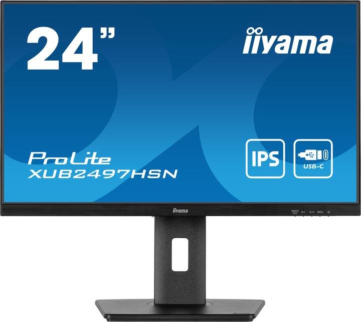 Actual product image iiyama 24" IPS FHD 4ms USB-C HDMI (1920 x 1080 pixels, 24")