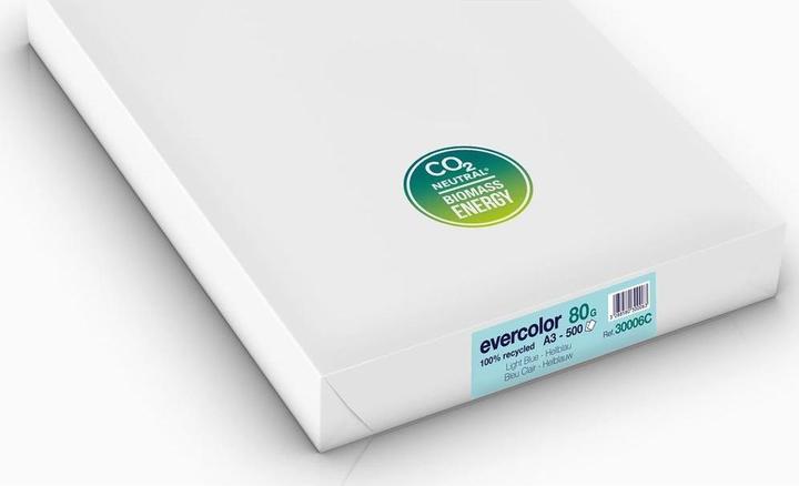 Image du produit Clairefontaine Papier à copier Forever Evercolor DIN A3 bleu clair 80 g/qm VE=500 feuilles (80 g/m², 500 x, A3)