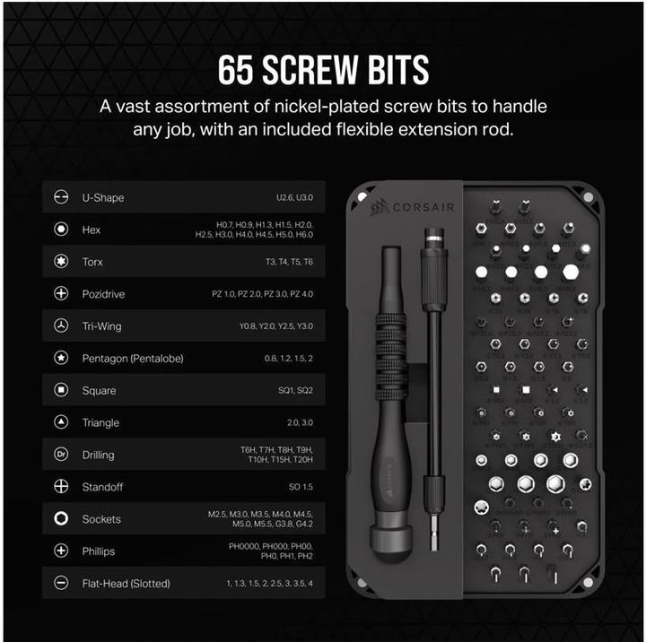 Image du produit Corsair PC DIY Precision Toolkit