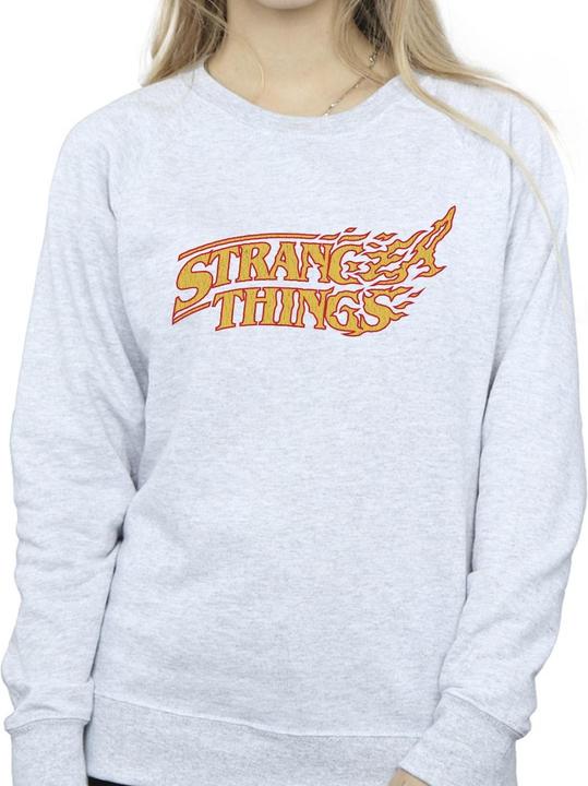 Actual product image Netflix Womens/Ladies Stranger Things Logo Breaking Sweatshirt (M)