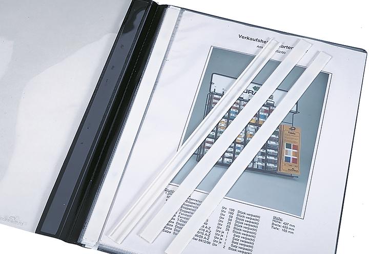 Produktbild Durable ABDECKSCHIENEN 1 Pg. Ã 50 Stück 292402 (A4, 50 x)
