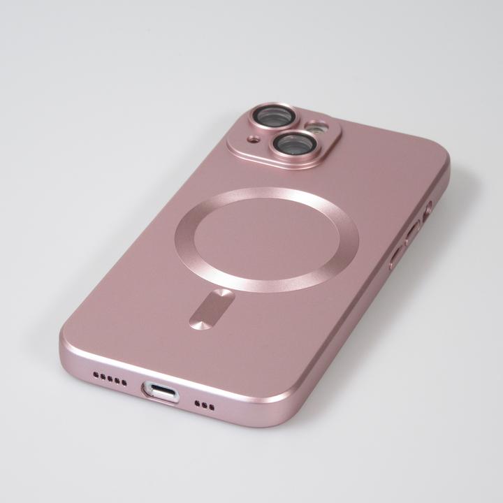 Produktbild PhoneLook Hülle Gummi weich mit Kameraschutzglas MagSafe (Apple iPhone 14)