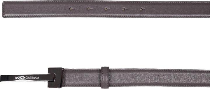 Produktbild Dolce & Gabbana leather belt with logo buckle (100)