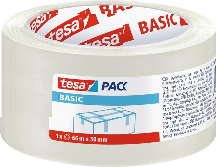 Immagine prodotto tesa 58570-00000-00 nastro adesivo 66 m Polipropilene (PP) Trasparente (50 mm)